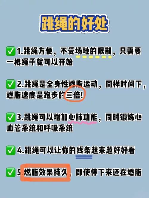 跳繩減肥方法的優點