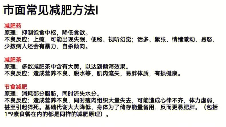 用化學知識解釋減肥方法,用化學知識解釋減肥方法有哪些