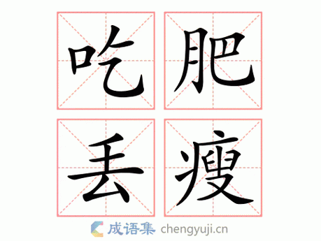 減肥又(yòu)健康的四字成語大全,健康減肥的詞語